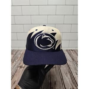Log Athletic Penn State Vintage Sharktooth Adjustable Snapback Wool Blend Hat